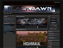 Tablet Screenshot of blackdawnguild.com
